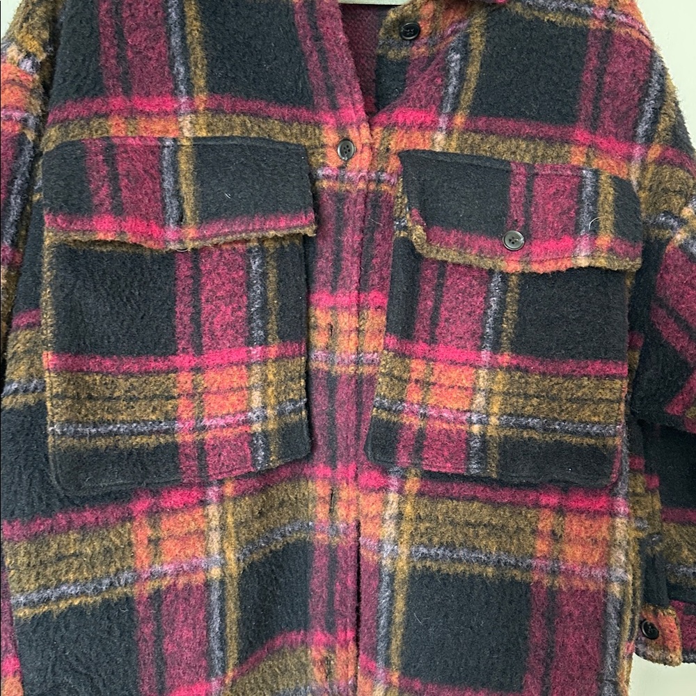 Zara Women’s Plaid Shacket - Picture 3 of 5